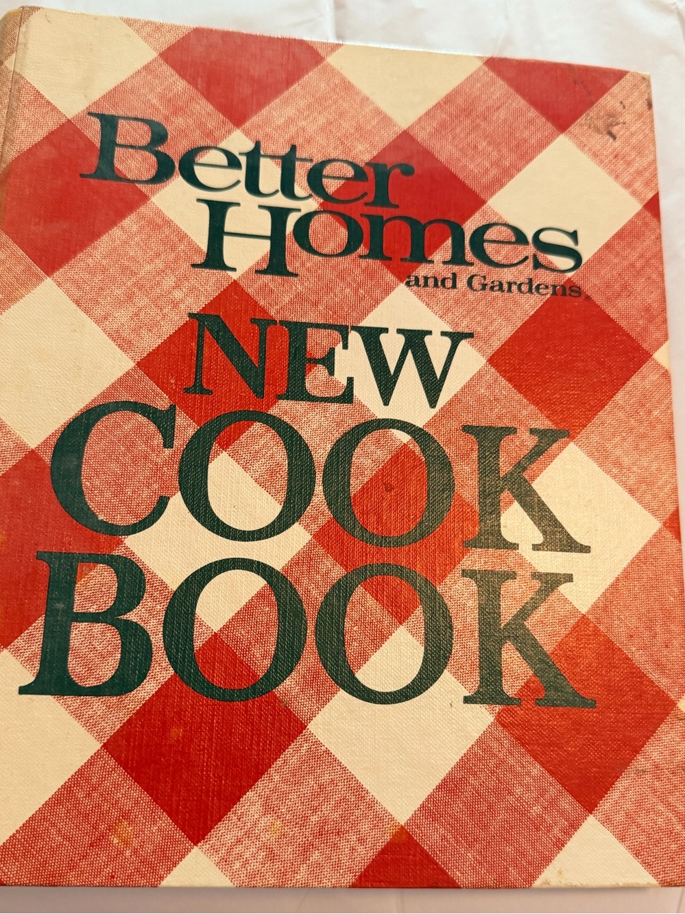 Vintage Better Homes And Gardens Red Plaid Hardcover Cookbook